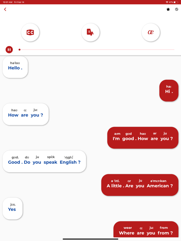 English ー Listening・Speaking iPad screenshot 8 - Education app