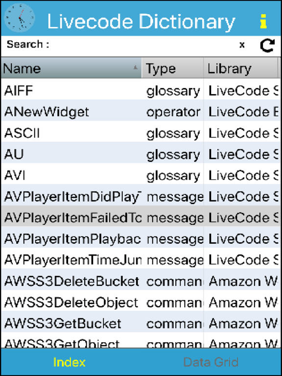 Screenshot #4 pour LiveCode Dictionary