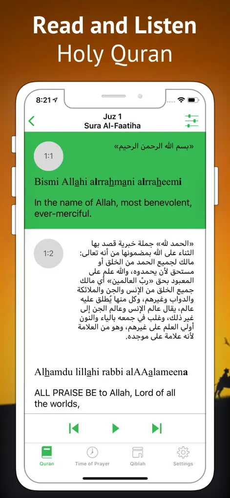 Quran in English and Arabic - Bücher-App | MWM