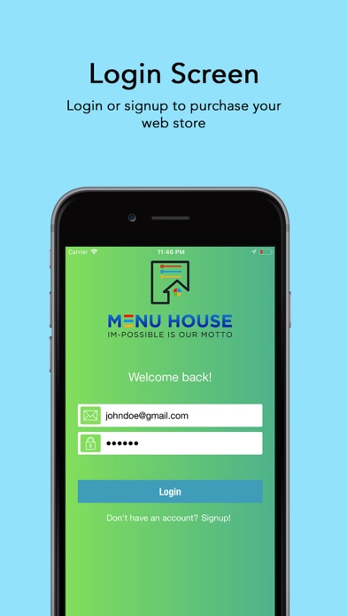 MenuHouse POS screenshot 2