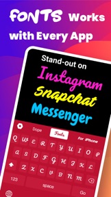Fonts App Keyboard & Themes screenshot