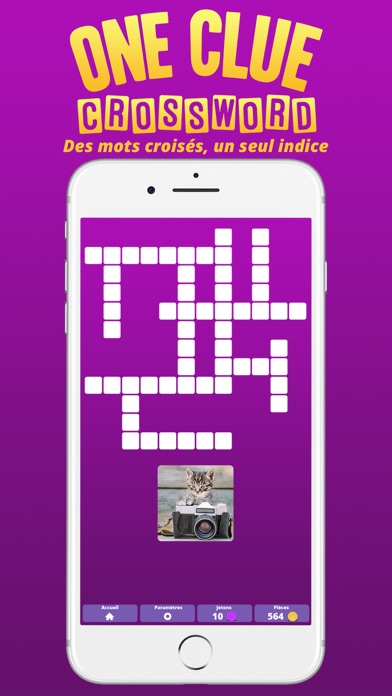 Screenshot #1 pour One Clue Crossword