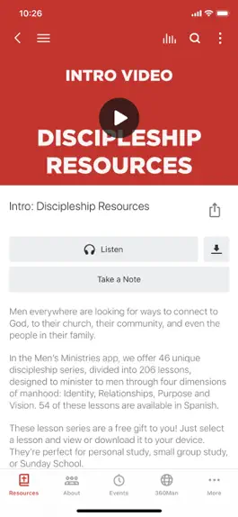 Game screenshot Mens Ministries apk