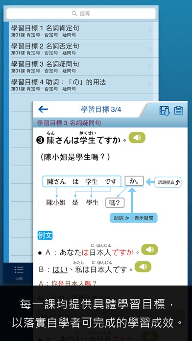 Screenshot #2 pour 大家學標準日本語：初級入門篇