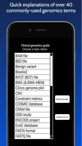 Game screenshot Clinical Genomics Guide apk