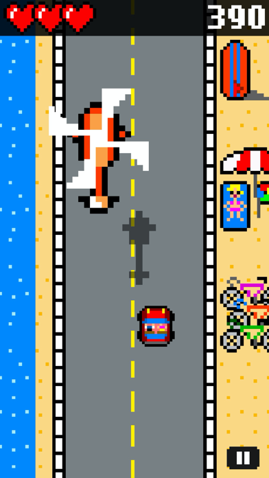 Drive and Jump: 8-bit retro racing action screenshot 3