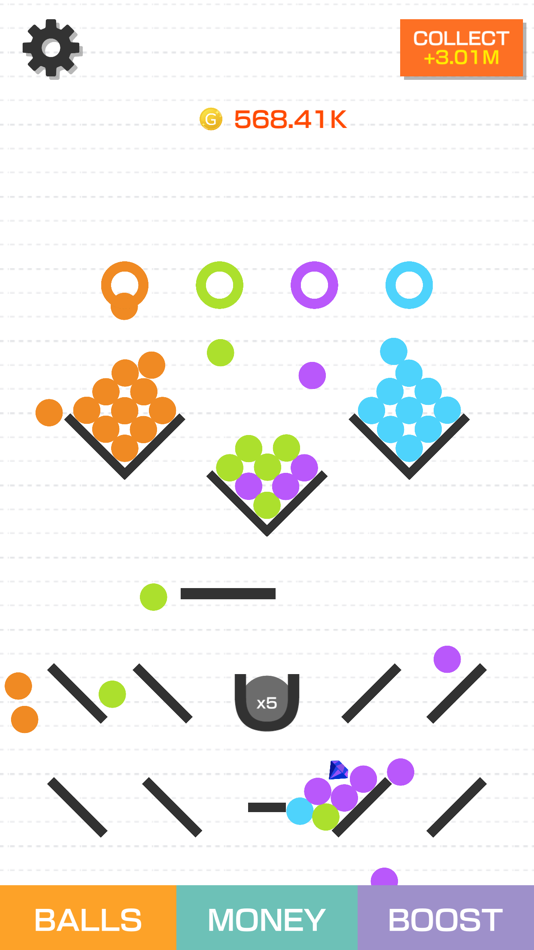 #1. Idle Ball (iOS) 由: Geisha Tokyo Inc.