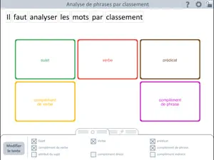 École : Analyse grammaticale 2 screenshot 1
