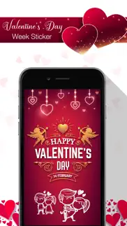 valentine's day week stickers iphone screenshot 1