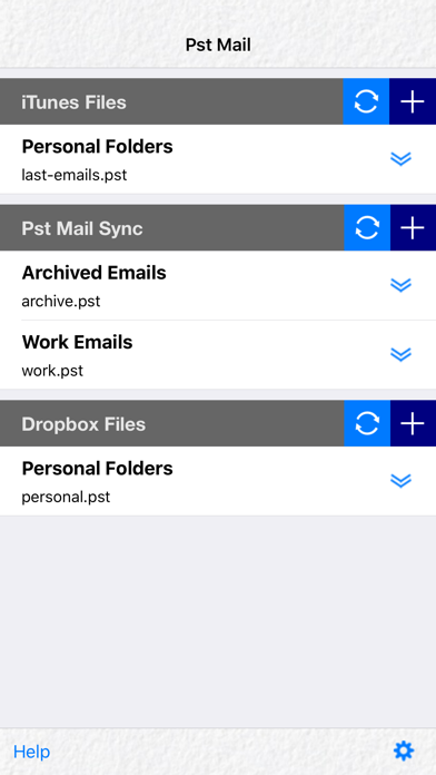 Pst Mail Screenshot