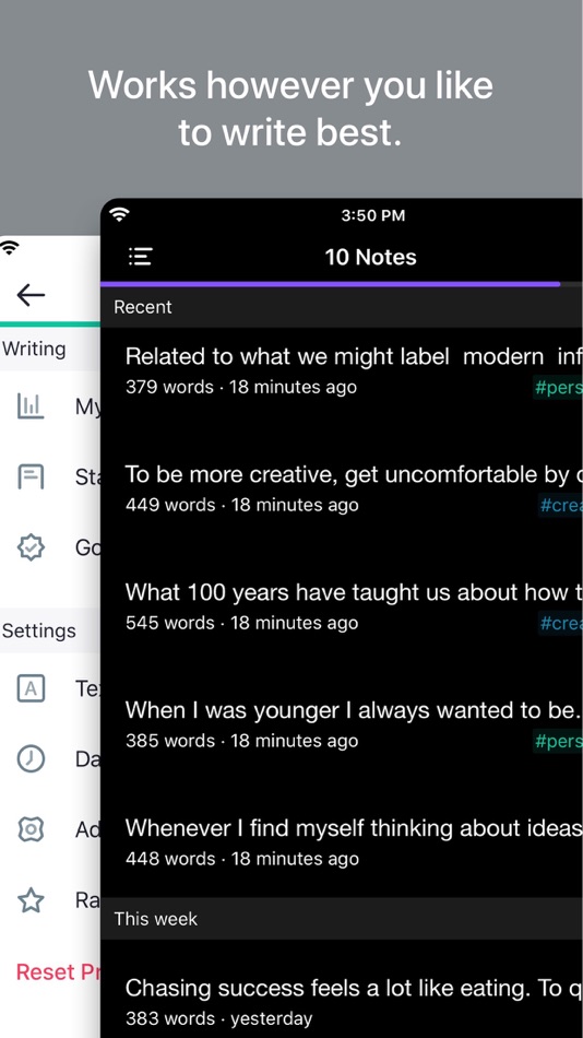 #4. Prompts for Writing (iOS) 由: Tanner Christensen