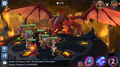 Dragon Champions: War RPG Game Screenshot