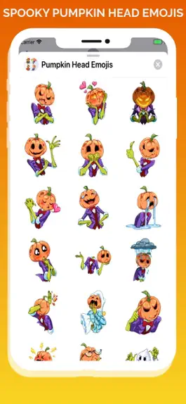 Game screenshot Pumpkin Head Emojis mod apk