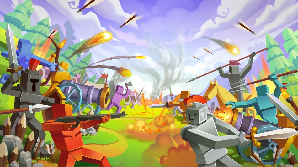 #1. Epic Battle Simulator (iOS) Podle: Rappid Studios PC