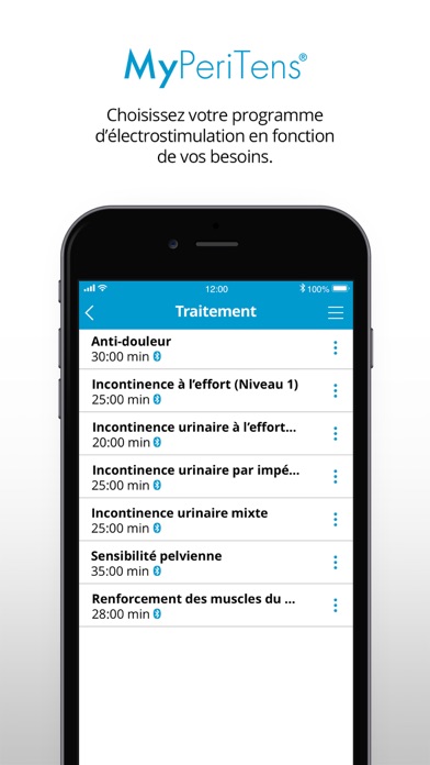 Screenshot #2 pour MyPeriTens by BewellConnect