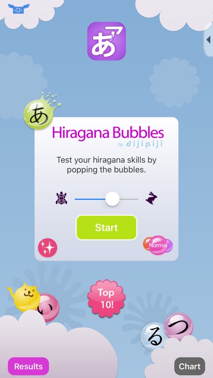 Hiragana Bubbles