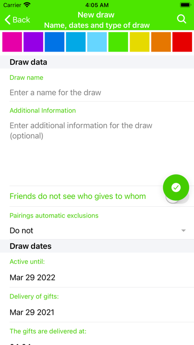 My Secret Santas Gift Exchange Screenshot