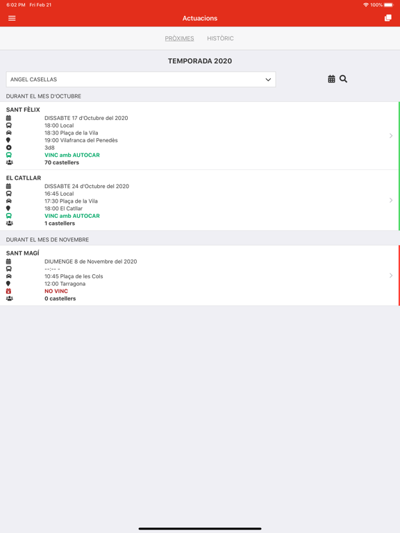 Nens del Vendrell iPad screenshot