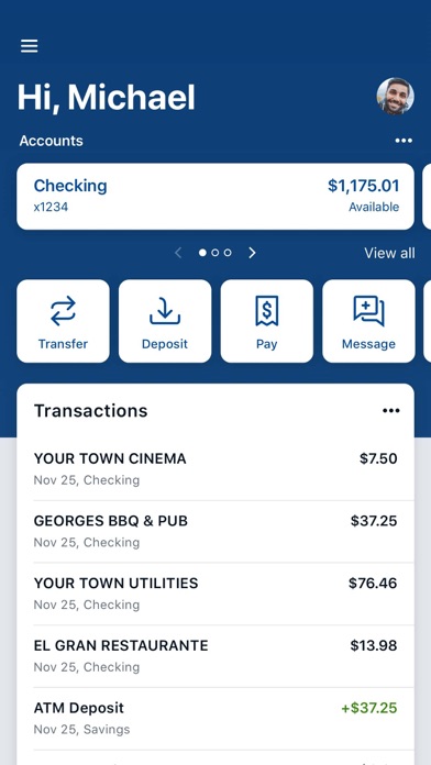 Bank of Lake Mills Screenshot