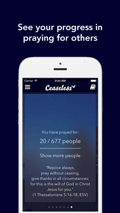 Ceaseless Prayer iPhone screenshot 3 - Lifestyle app