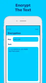 cipher: encrypt & decrypt text iphone screenshot 2