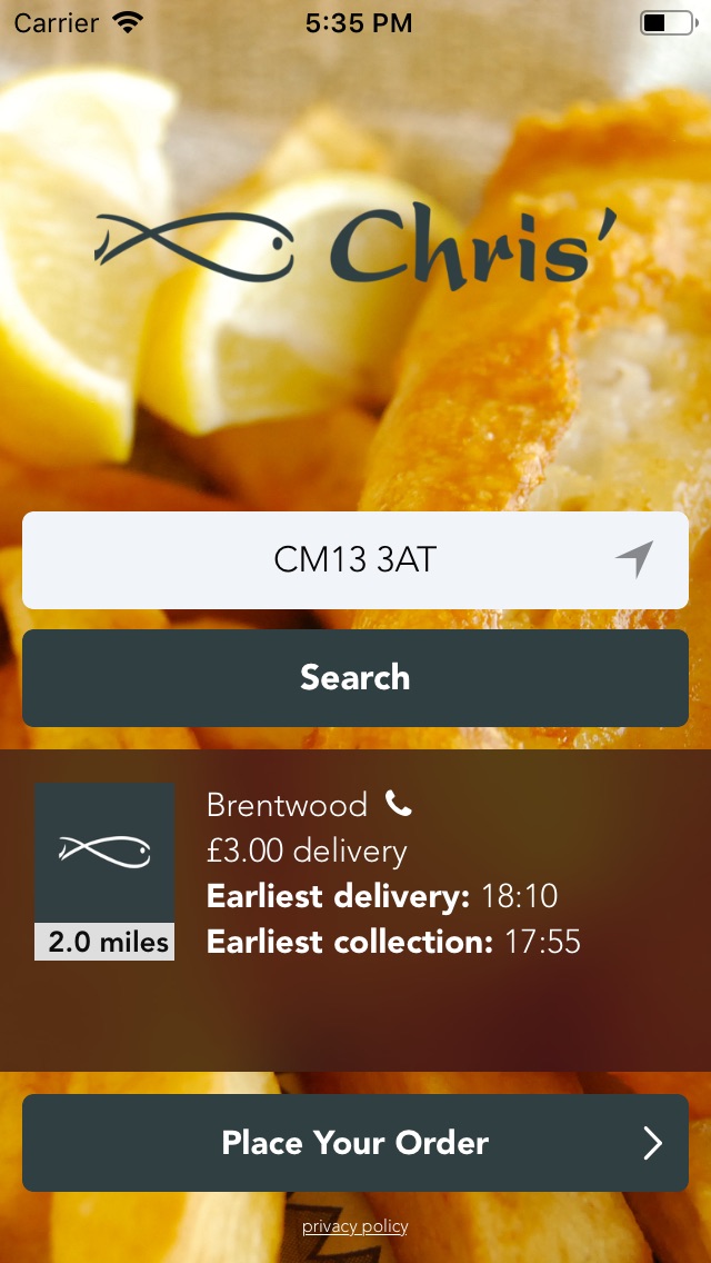 iPhone screenshot