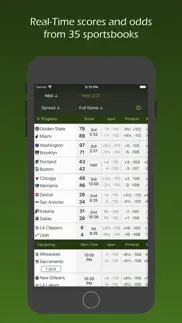 live scores and odds iphone screenshot 1
