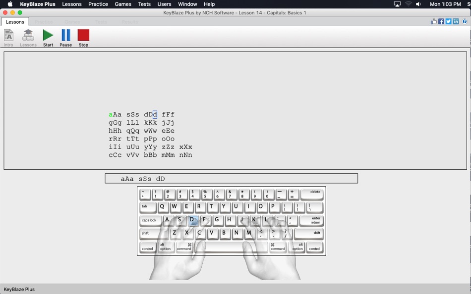 #1. KeyBlaze (macOS) 由: NCH Software