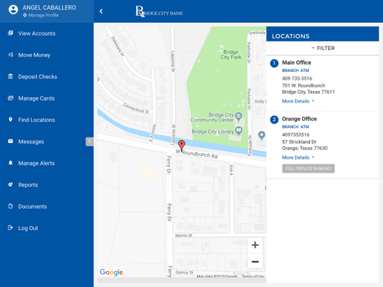 Bridge City State Bank iPad screenshot 5 - Finance app