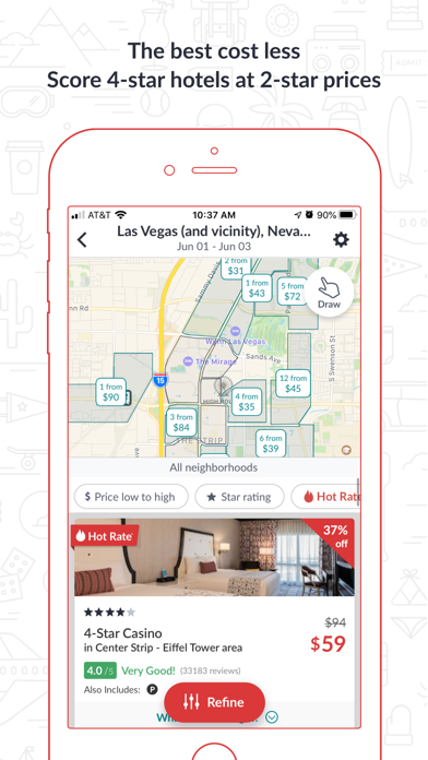 Hotwire: Last Minute Hotels Screenshot