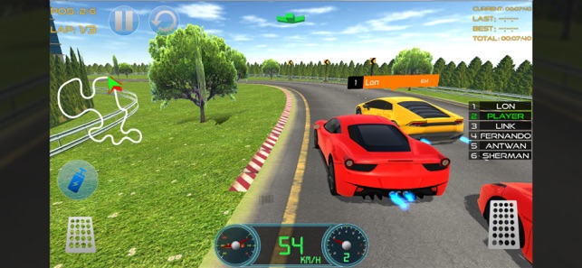 真實 超 快速 概念 汽車 賽跑 遊戲(圖2)-速報App
