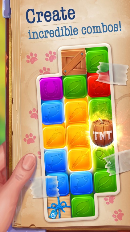 Pet Stories Blast puzzles game