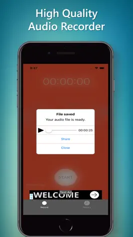 Game screenshot Voice Recorder HD! apk