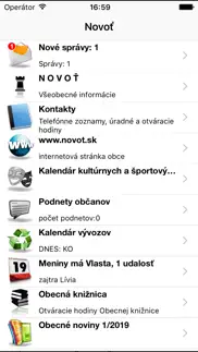 novoť iphone screenshot 1