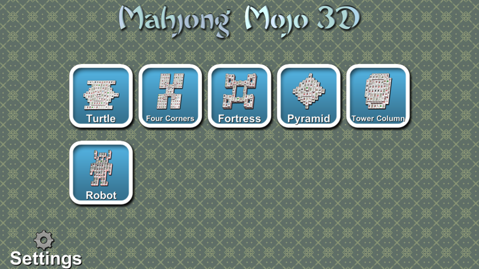 #1. Mojo Mahjong 3D (iOS) 由: Six Foot Three Foot