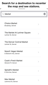 Bike Stations Denver screenshot