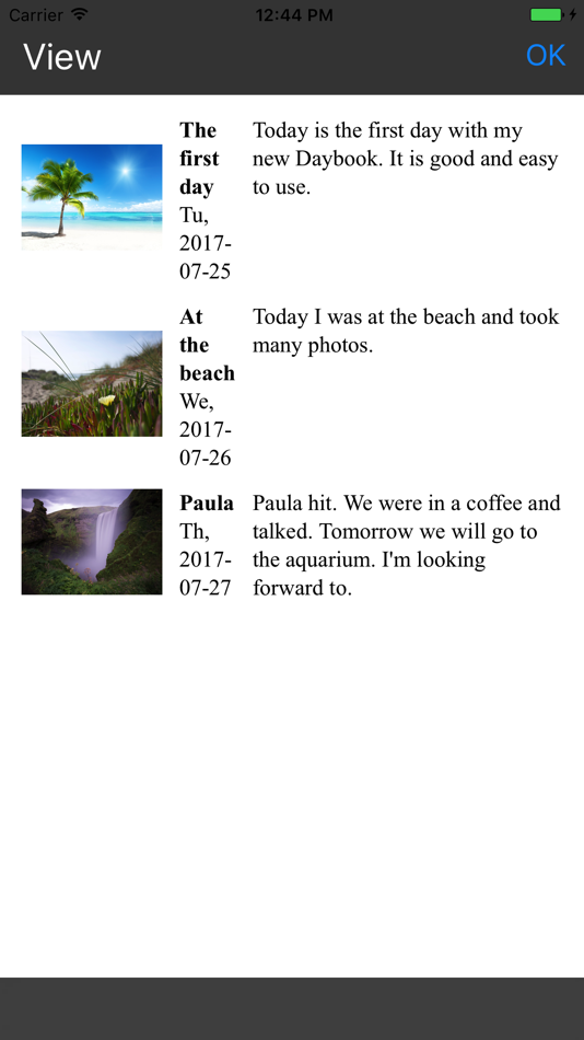 #3. The Daybook (iOS) 由: Kai Bruchmann