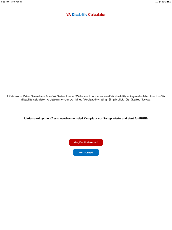 VA Disability Calculator App Price Drops