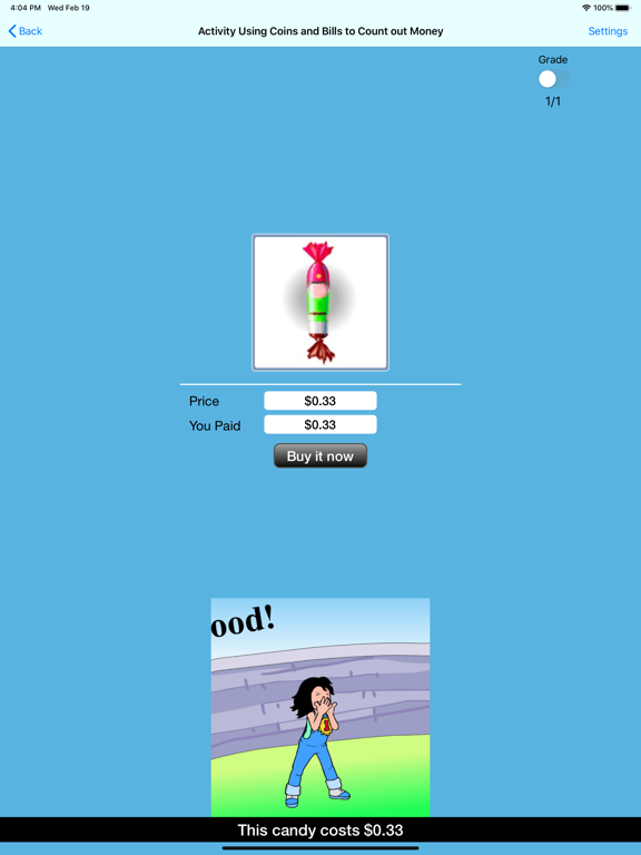 Activity Coins and Bills USD iPad screenshot