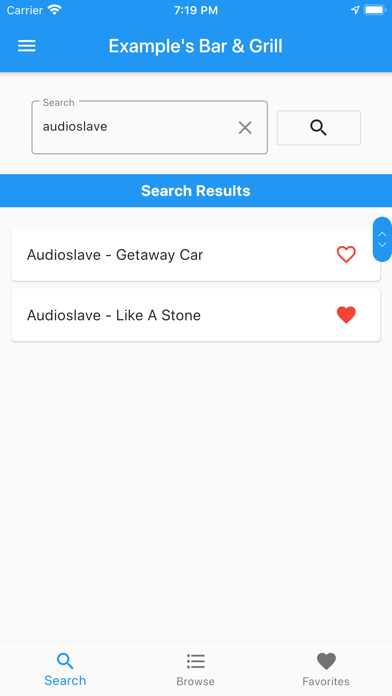 OpenKJ Songbook iPhone screenshot 2 - Entertainment app