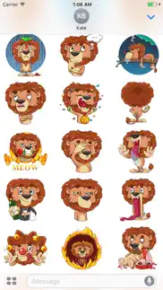 king leo,stickers for imessage problems & solutions and troubleshooting guide - 1
