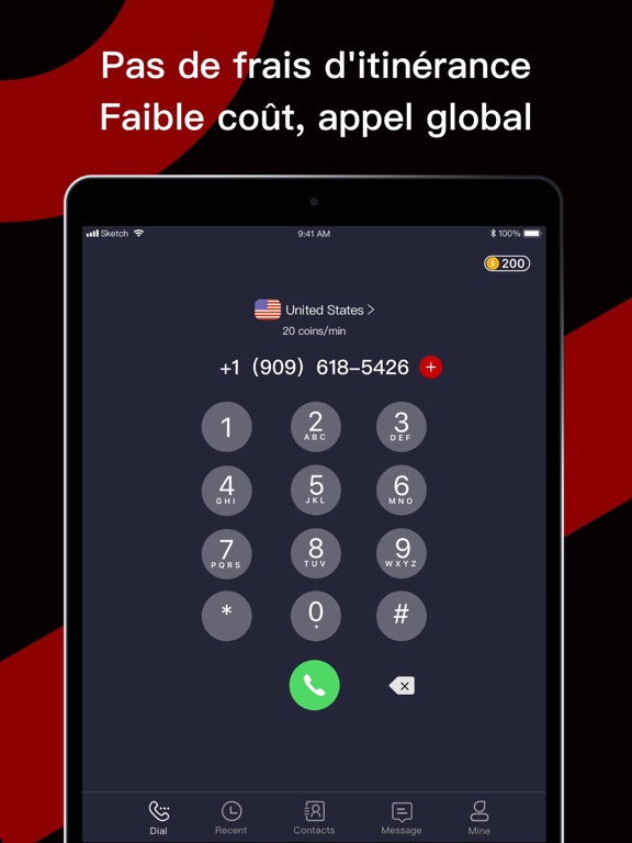 Screenshot #6 pour TeleNow : Téléphone et SMS