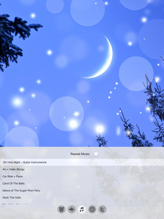 Christmas iPad screenshot 4 - Music app