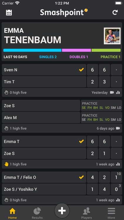 Smashpoint Tennis Tracker