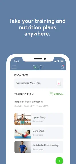 Game screenshot Evolved Online Fitness apk