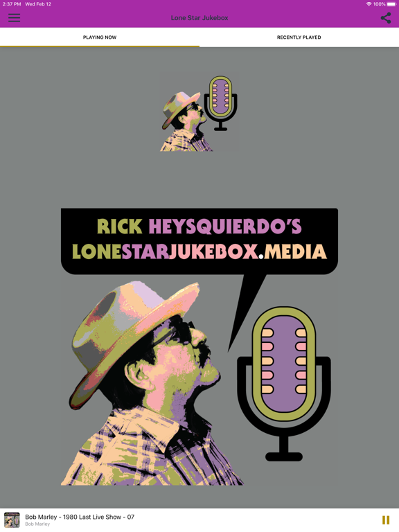 Lone Star Jukebox iPad screenshot 1 - Music app