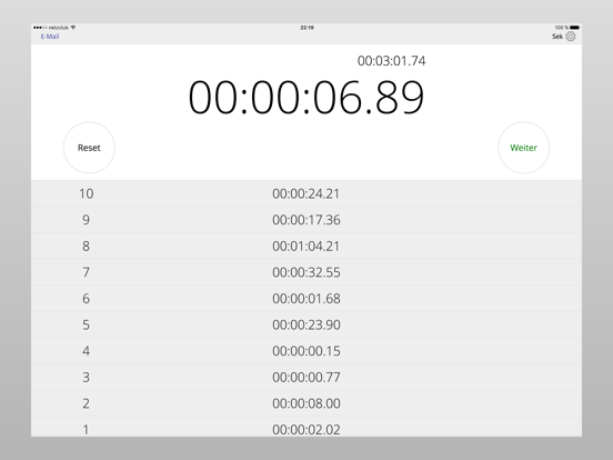 Screenshot #4 pour Stopwatch HM