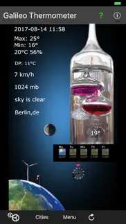 galileo thermometer iphone screenshot 1