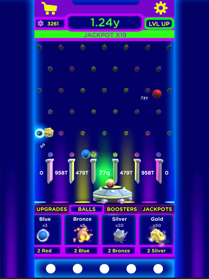 Idle Jackpot Catch the balls