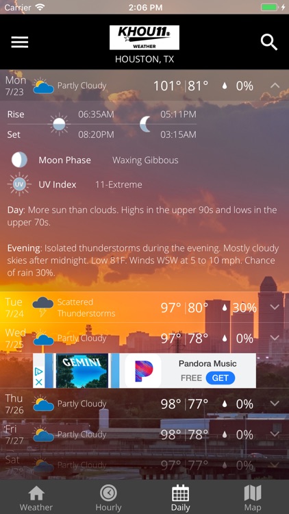 Houston Area Weather from KHOU screenshot-3